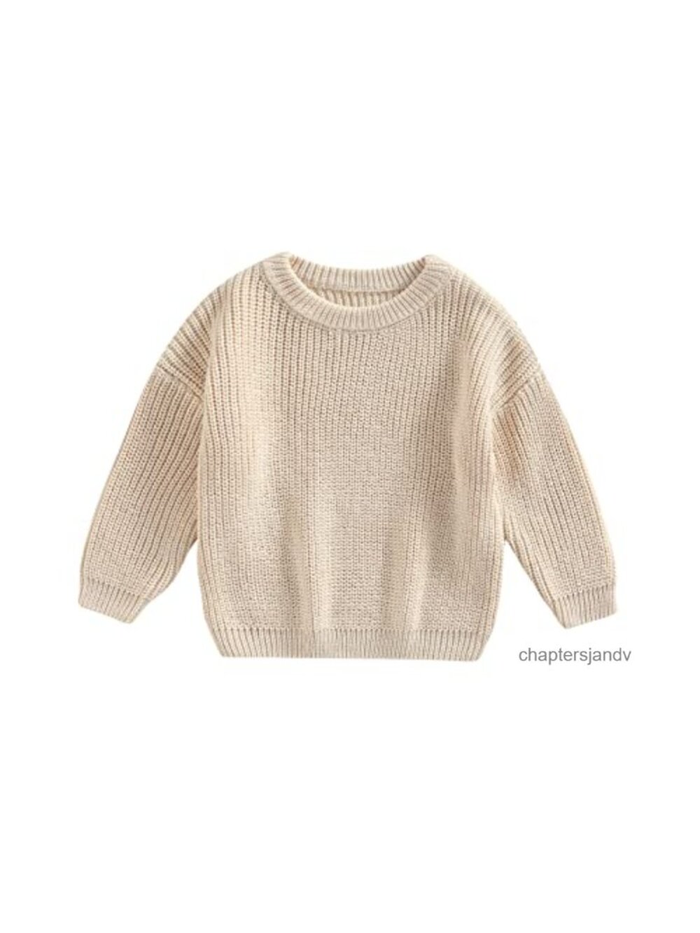 Baby Knit Sweater Pullover Crewneck Long Sleeve Warm Cotton Top